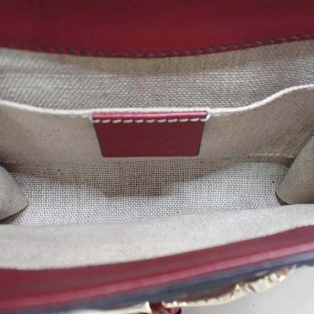Gucci Mini Emily Red Leather Gold Very good - Box View