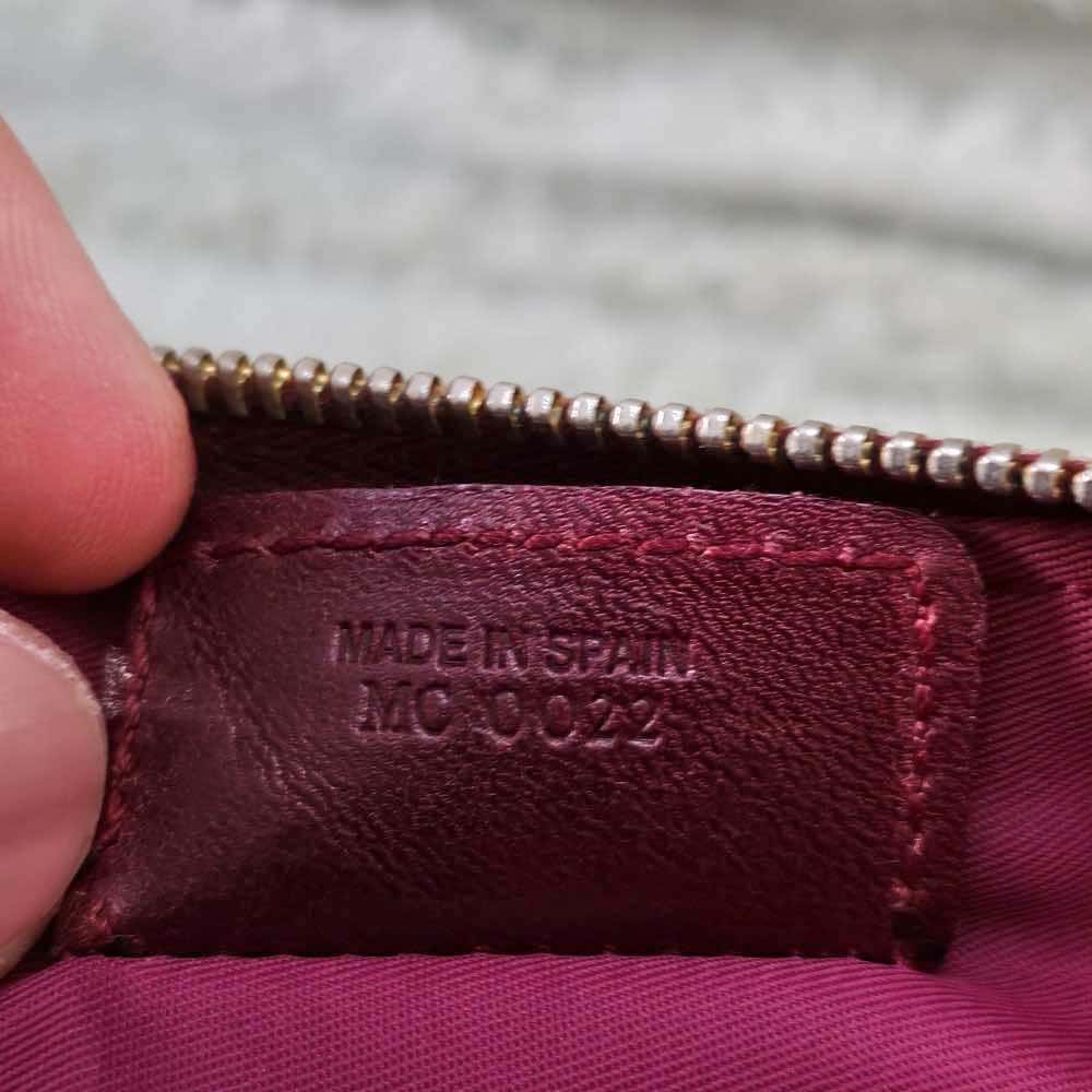 Dior Saddle Bag Burgundy Canvas Gold Good - Box View