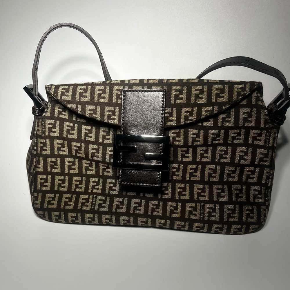 Fendi Baguette MultiColor Canvas Metal Very good - Box View