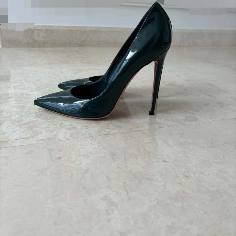 Gianvito Rossi Pumps Green Leather Very good - Model View