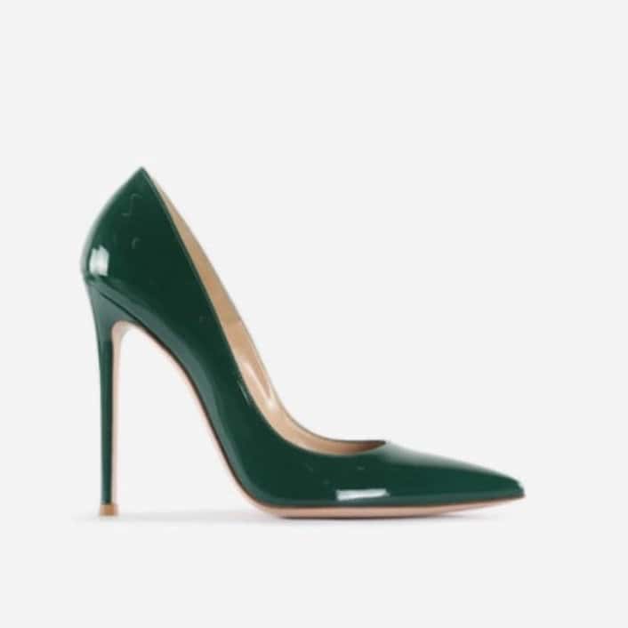 Gianvito Rossi Pumps Green Leather Very good - Box View