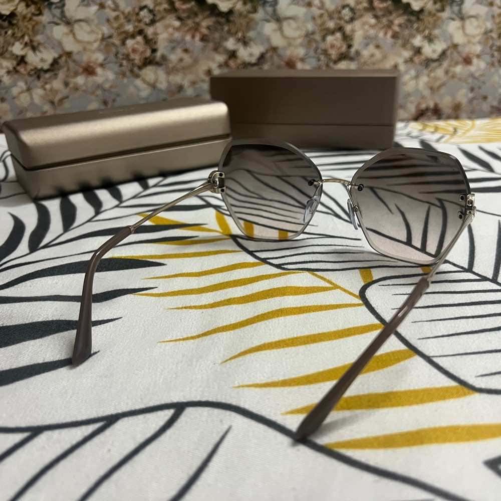 Bvlgari Bvlgari BV6105B sunglasses Gold Stainless steel Polycarbonate Never worn - Box View