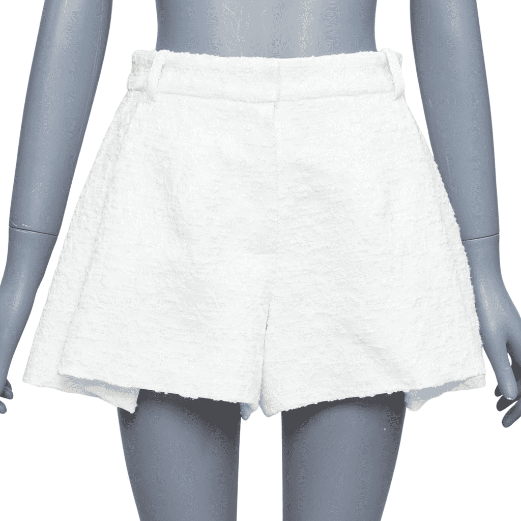The Mannei Floral Flare Shorts Beige Cotton Very good - Front View