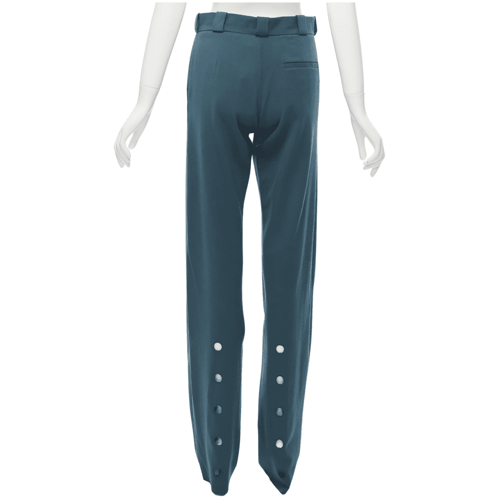Vetements Green Cutout Pants Green Cotton Never worn, with tag - Front View