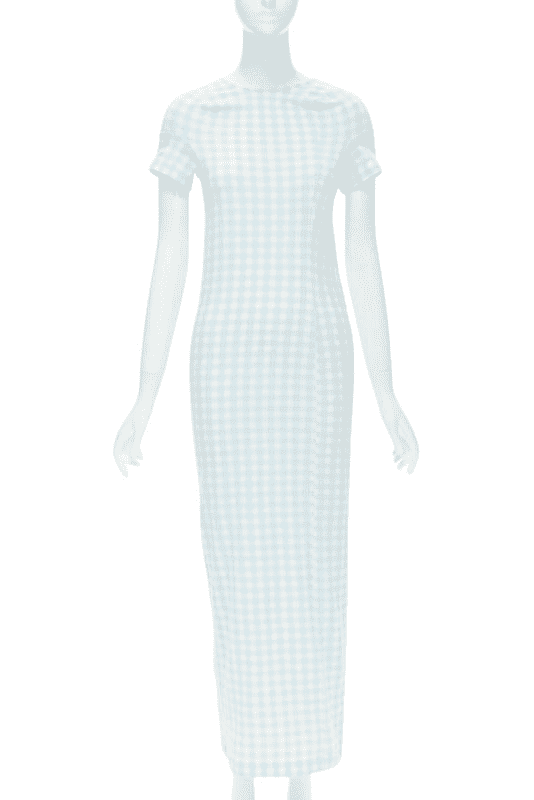 Comme Des Garcons Lumps Bumps Dress Blue Never worn - Front View