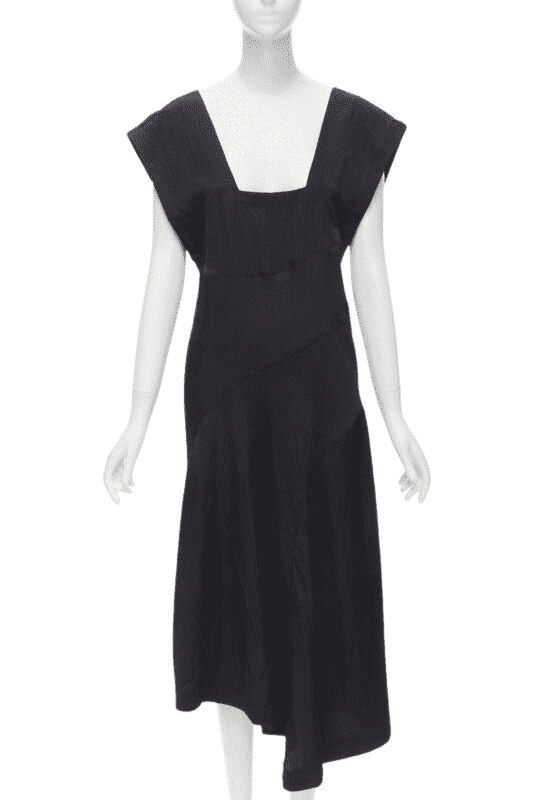 Comme Des Garcons Bias Cut Dress Black Polyester Never worn - Front View