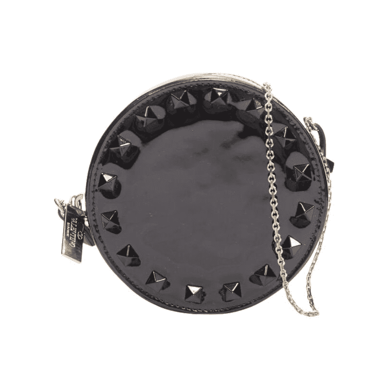 Valentino Garavani Spray Painted Box Bag Black Very good condition - Front View