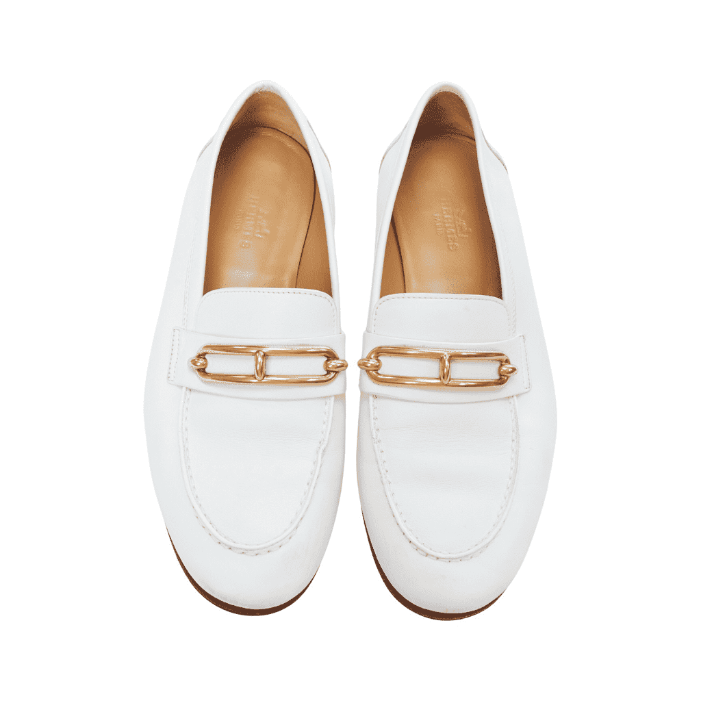 Hermès Colette White Leather Good condition - Front View