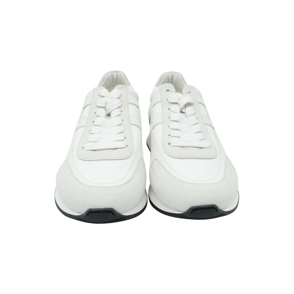 Hermès Jet sneaker White Size:44 White Good - Front View