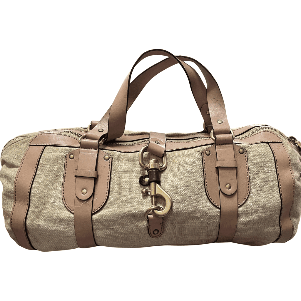 Chloé Kerala Bag Brown Canvas Very good condition - Front View
