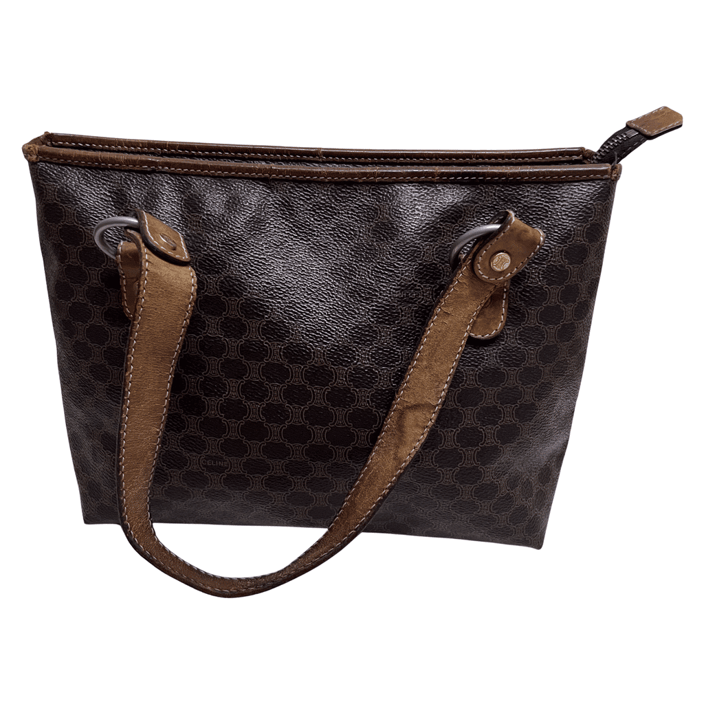 Celine Macadam Black Leather Good condition - Front View