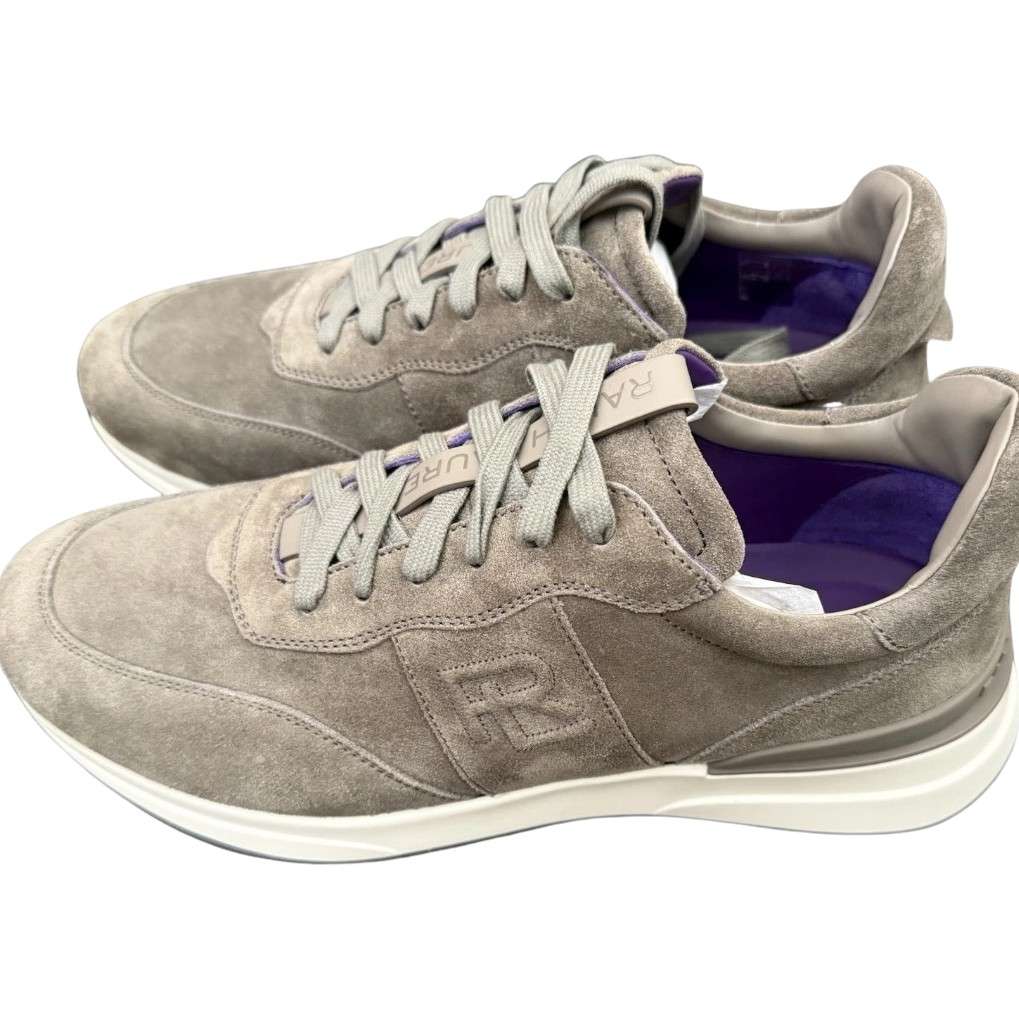 Ralph Lauren Collection Purple label Beige Suede Never worn - Front View