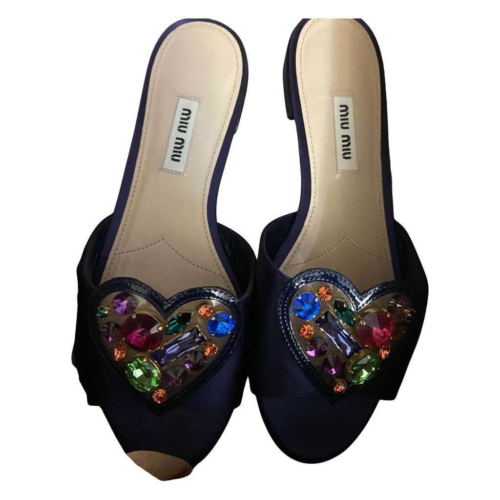 Miu Miu Stunning Miu Miu sandals Purple Satin Very good condition - Front View