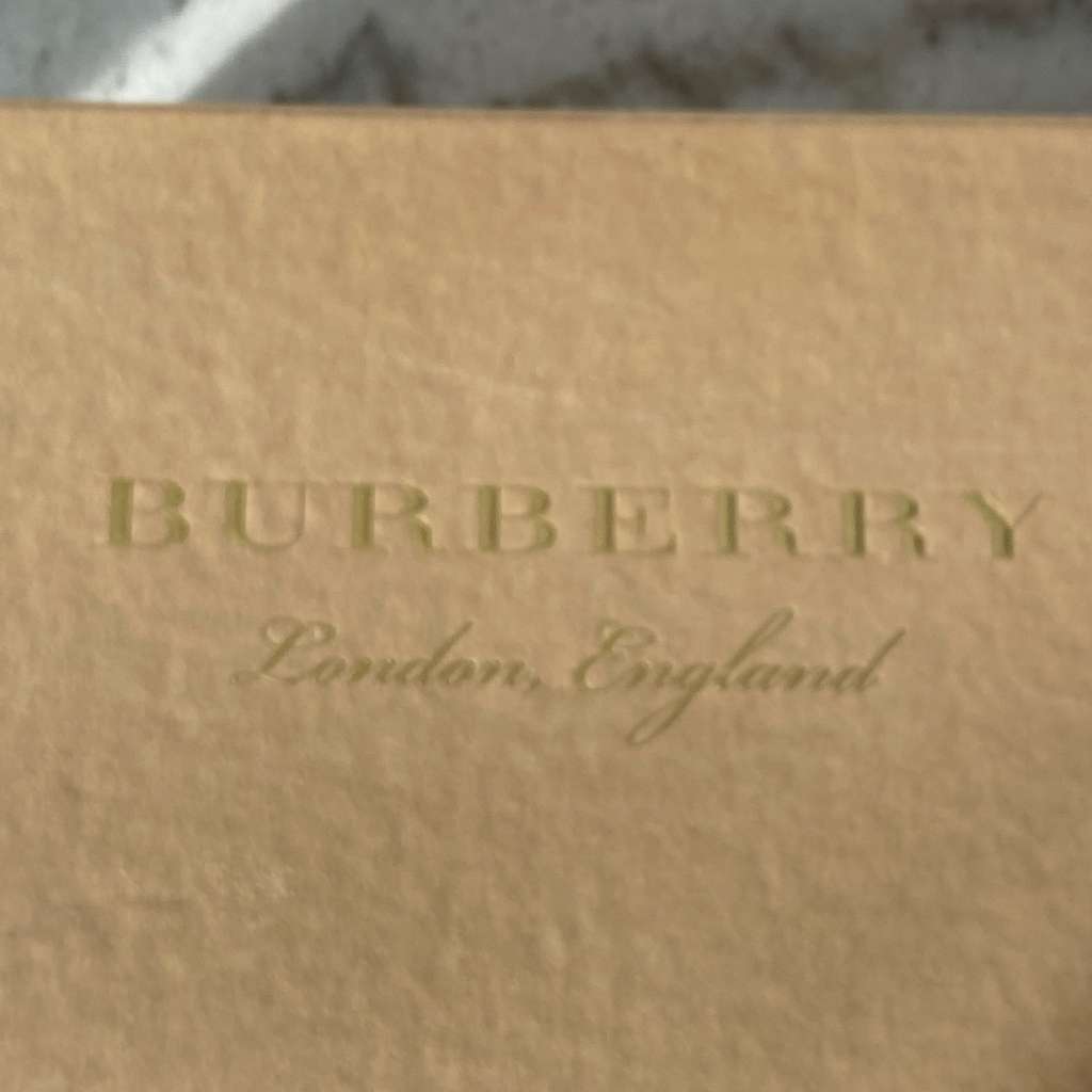 Burberry Burberry Slingback heel Blue Leather Never worn, with tag - Box View