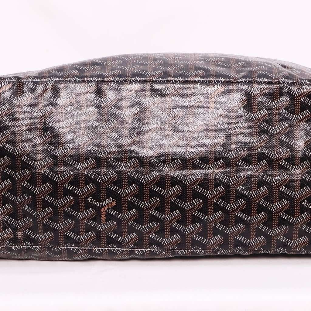 Goyard Saint Louis PM Goyardine Brown Canvas Leather Very good condition - Inside View