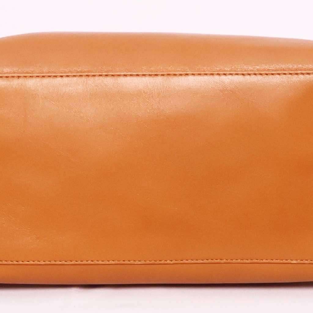 Christian Dior Twoway Bag Brown Leather Gold Good condition - Inside View