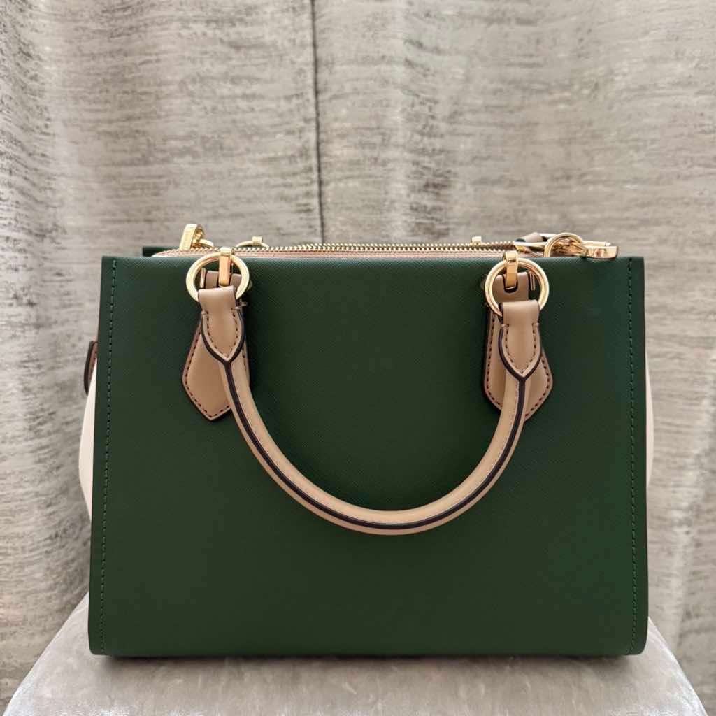 Michael Kors Marilyn Satchel Bag Medium Black Leather Metal Never worn, with tag - Back View
