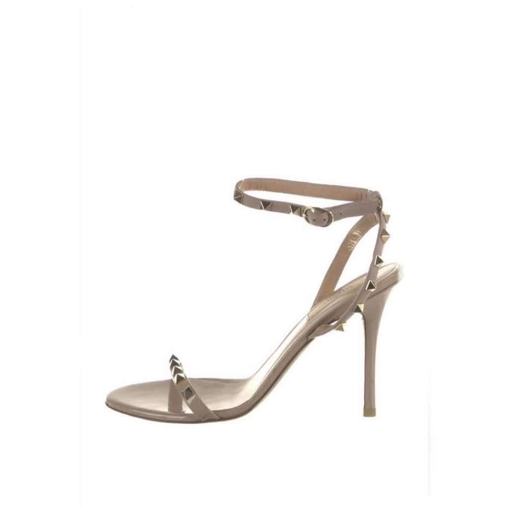Valentino Garavani Rockstud Beige Leather Good condition - Box View