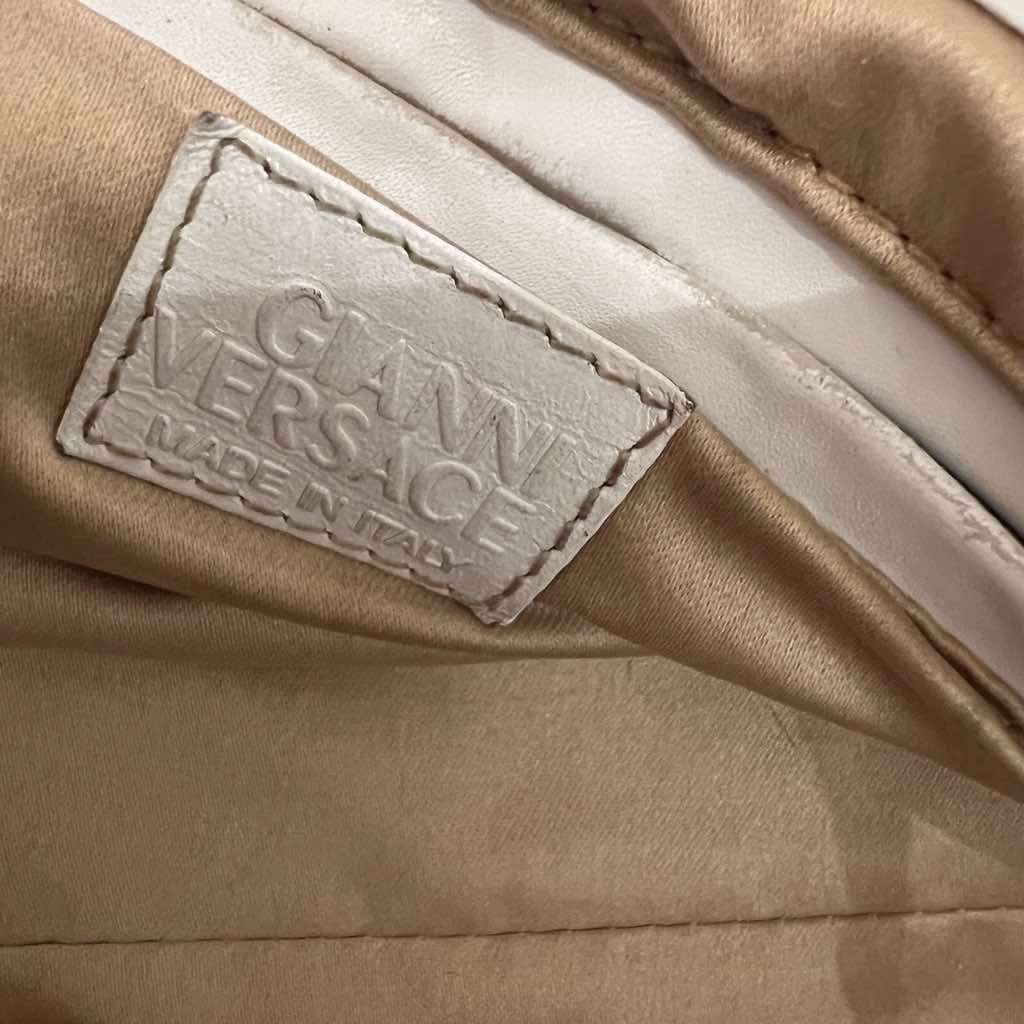 Gianni Versace Vintage Versace Bag White Polyamide Metal Fair - Box View