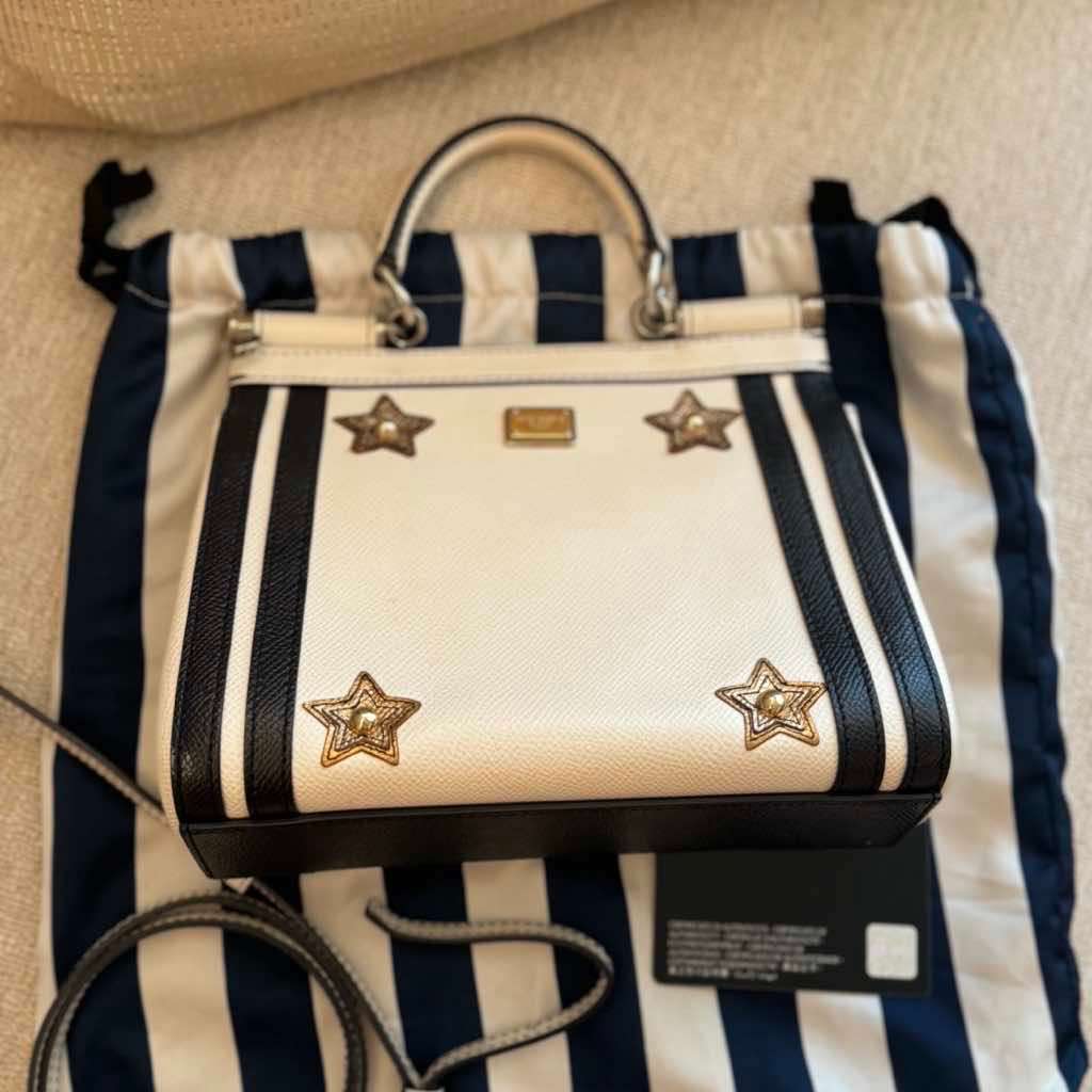 Dolce & Gabbana Sicily MultiColor Leather Metal Good condition - Back View