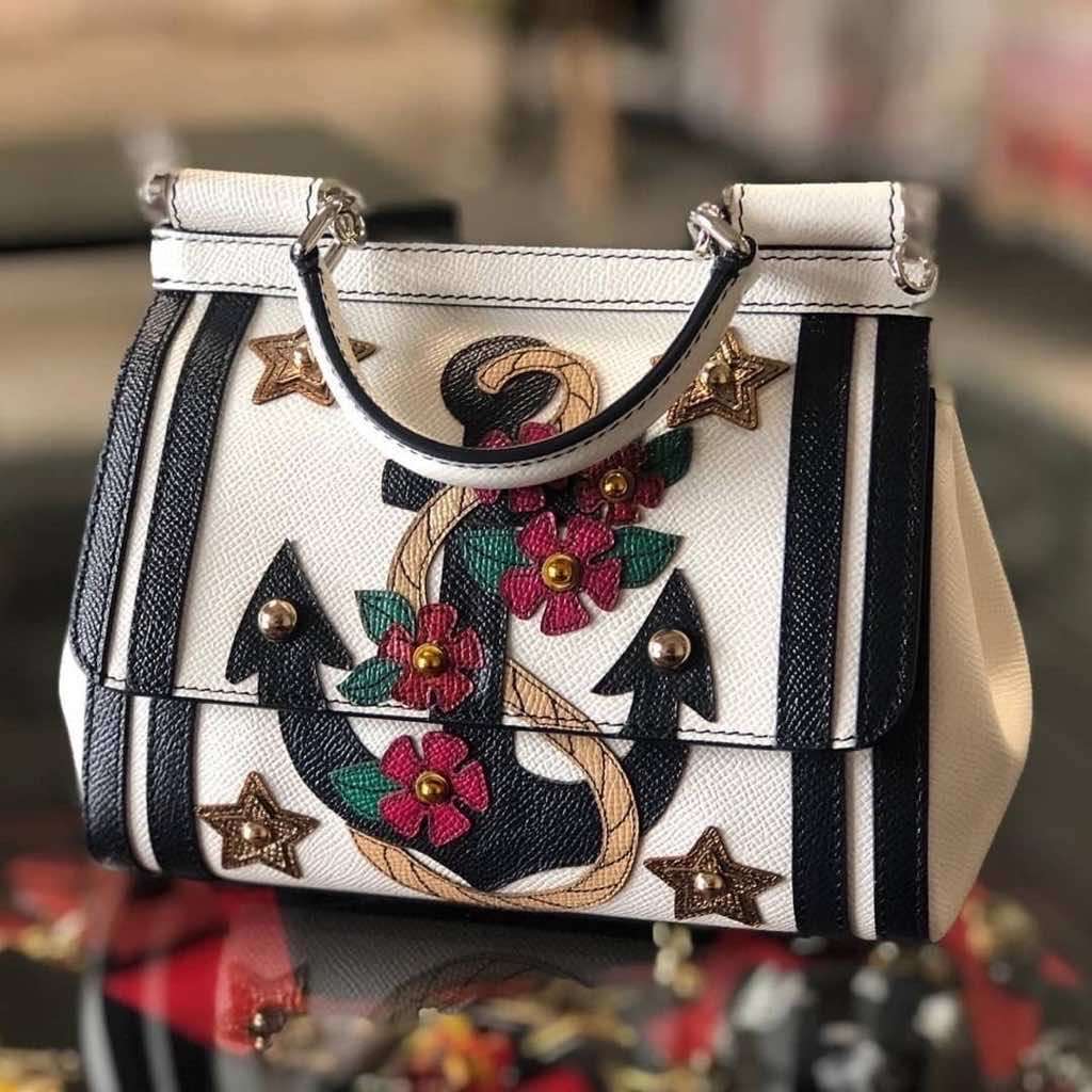 Dolce & Gabbana Sicily MultiColor Leather Metal Good condition - Box View