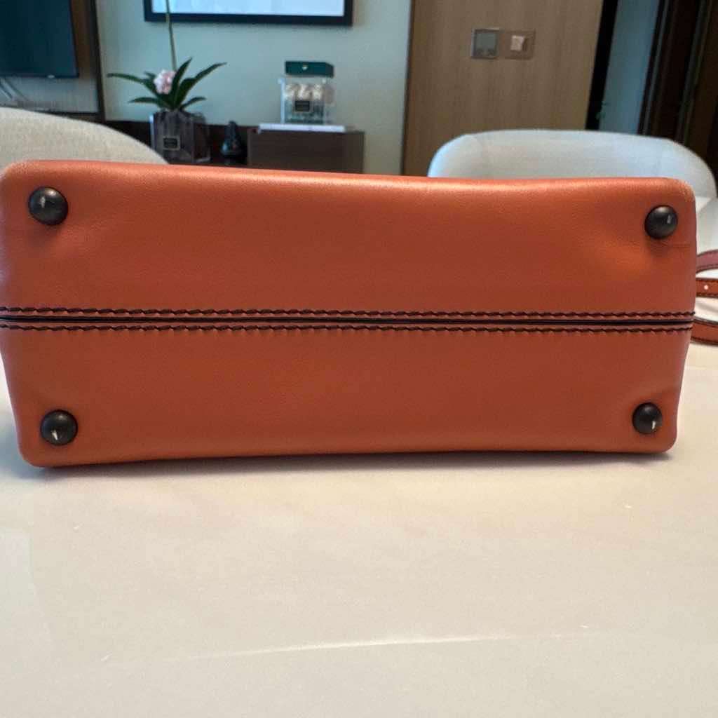 Bottega Veneta Nappa Small Piazza Pink Leather Leather Good condition - Inside View