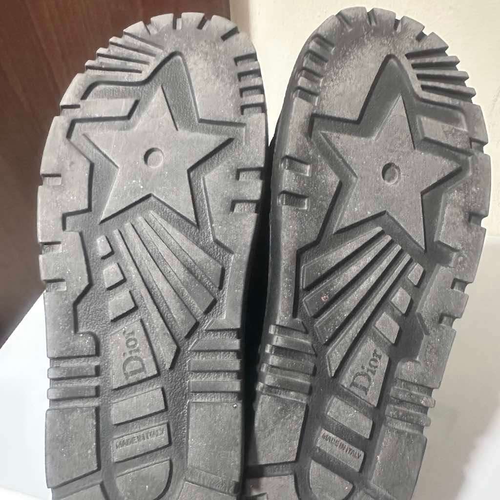 Christian Dior Cannage Dtwist Sandals Black Leather Good condition - Box View