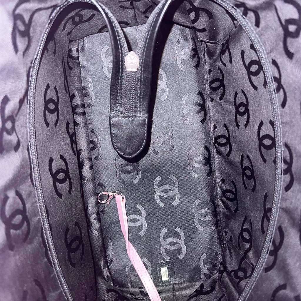 Chanel Cambon Tote Bag Pink Leather Metal Good condition - Box View