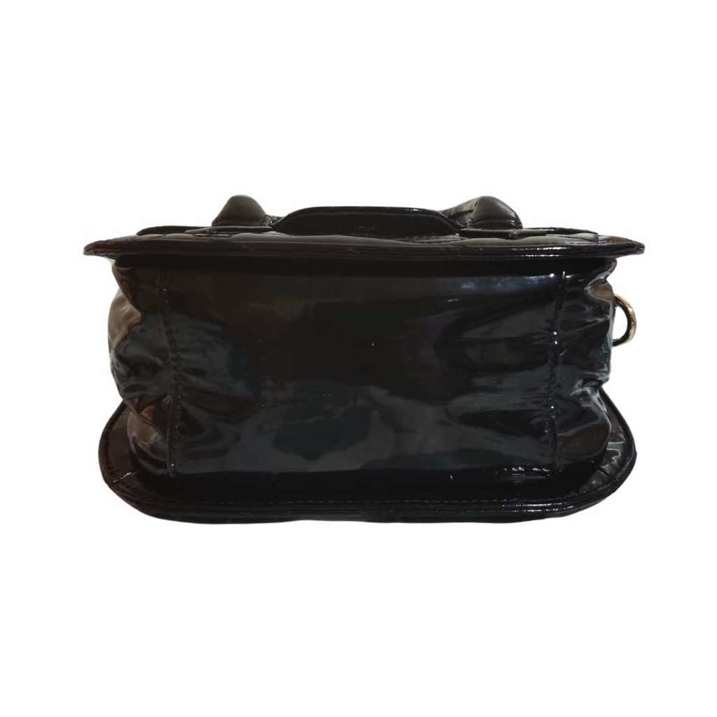Vivienne Westwood Japan made small handbag Black Leather Leather Very good - Inside View