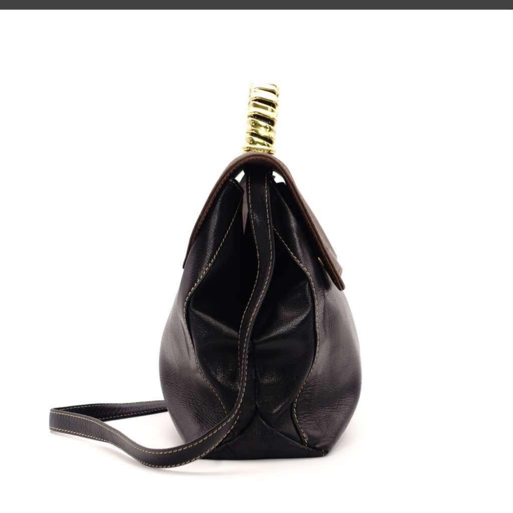 Loewe Velasquez handbag Black Leather Leather Very good - Inside View