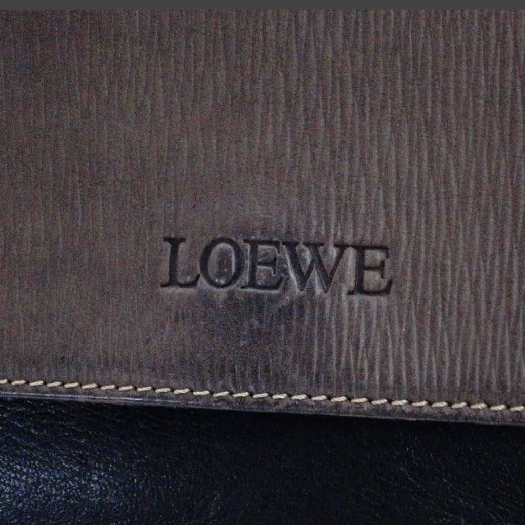 Loewe Velasquez handbag Black Leather Leather Very good - Box View