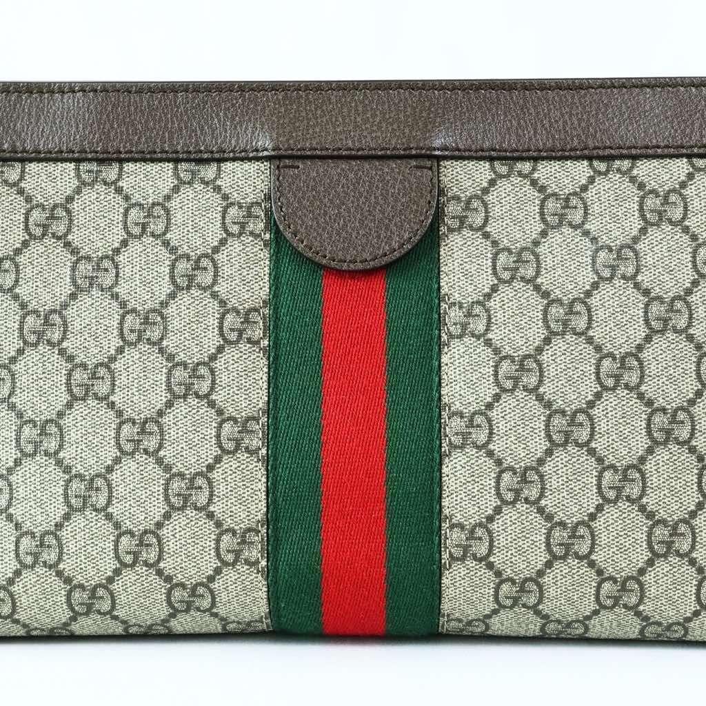 Gucci Ophidia Small Shoulder bag Beige Canvas Very good condition - Back View