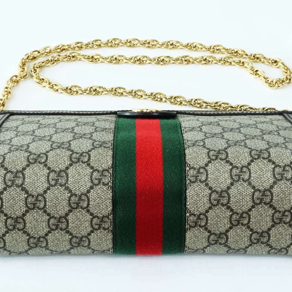 Gucci Ophidia Small Shoulder bag Beige Canvas Very good condition - Inside View