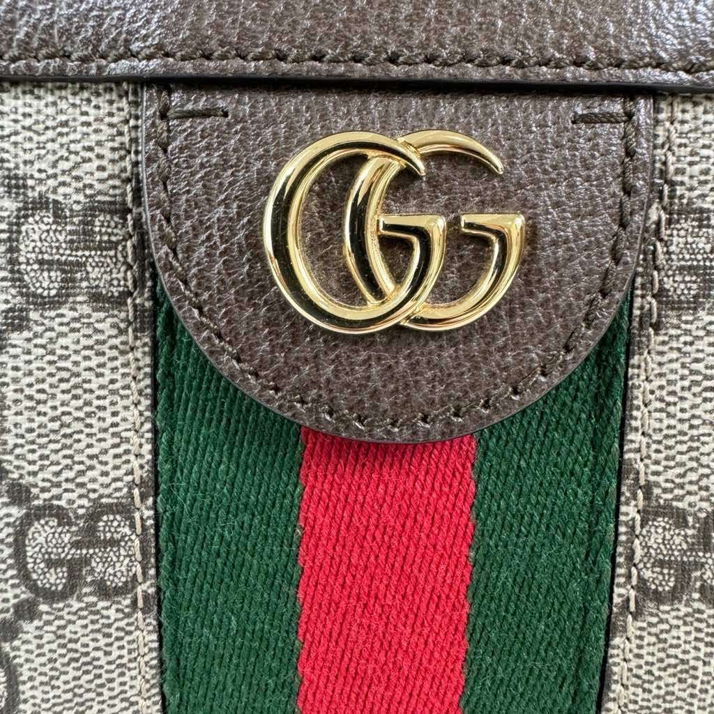 Gucci Ophidia Small Shoulder bag Beige Canvas Very good condition - Box View