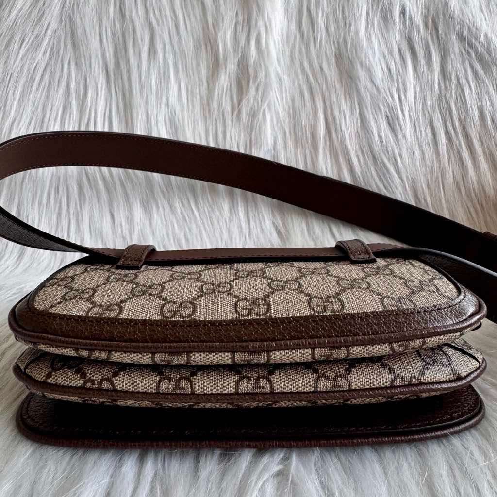 Gucci Supreme Blondie Belt Bag Beige Leather Never worn - Inside View