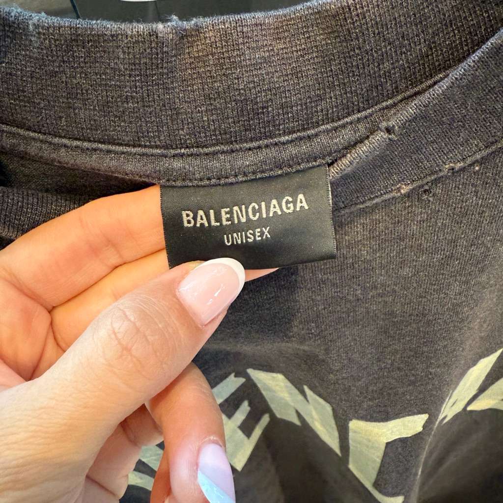 Balenciaga Oversized Unisex Grey Very good condition - Back View