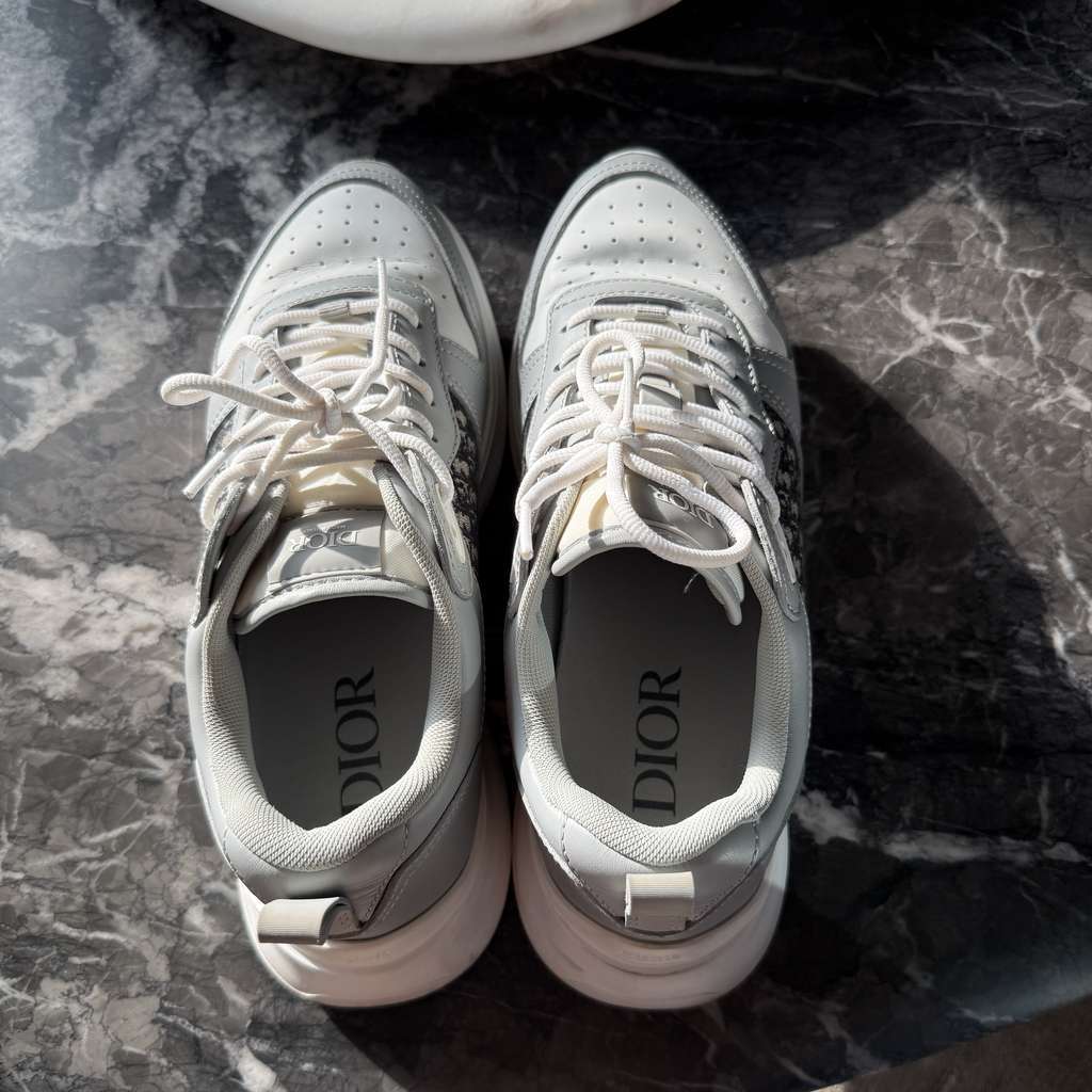 Dior B25 Trainers Silver Cotton Very good condition - Inside View