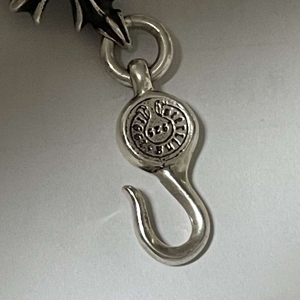 Chrome Hearts Cutout Ch Plus Bracelet Silver Very good condition - Inside View