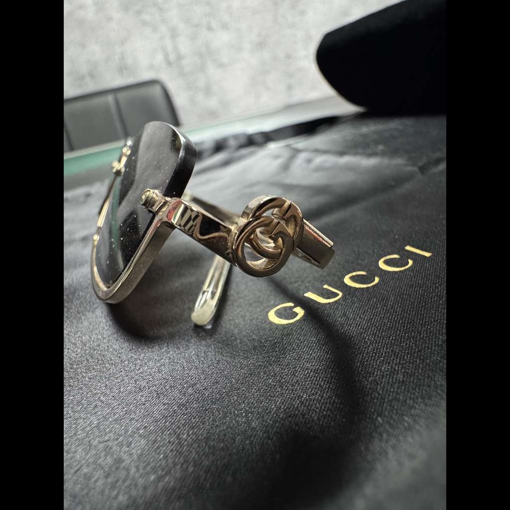 Gucci Rectangular Frame Black Never worn - Inside View