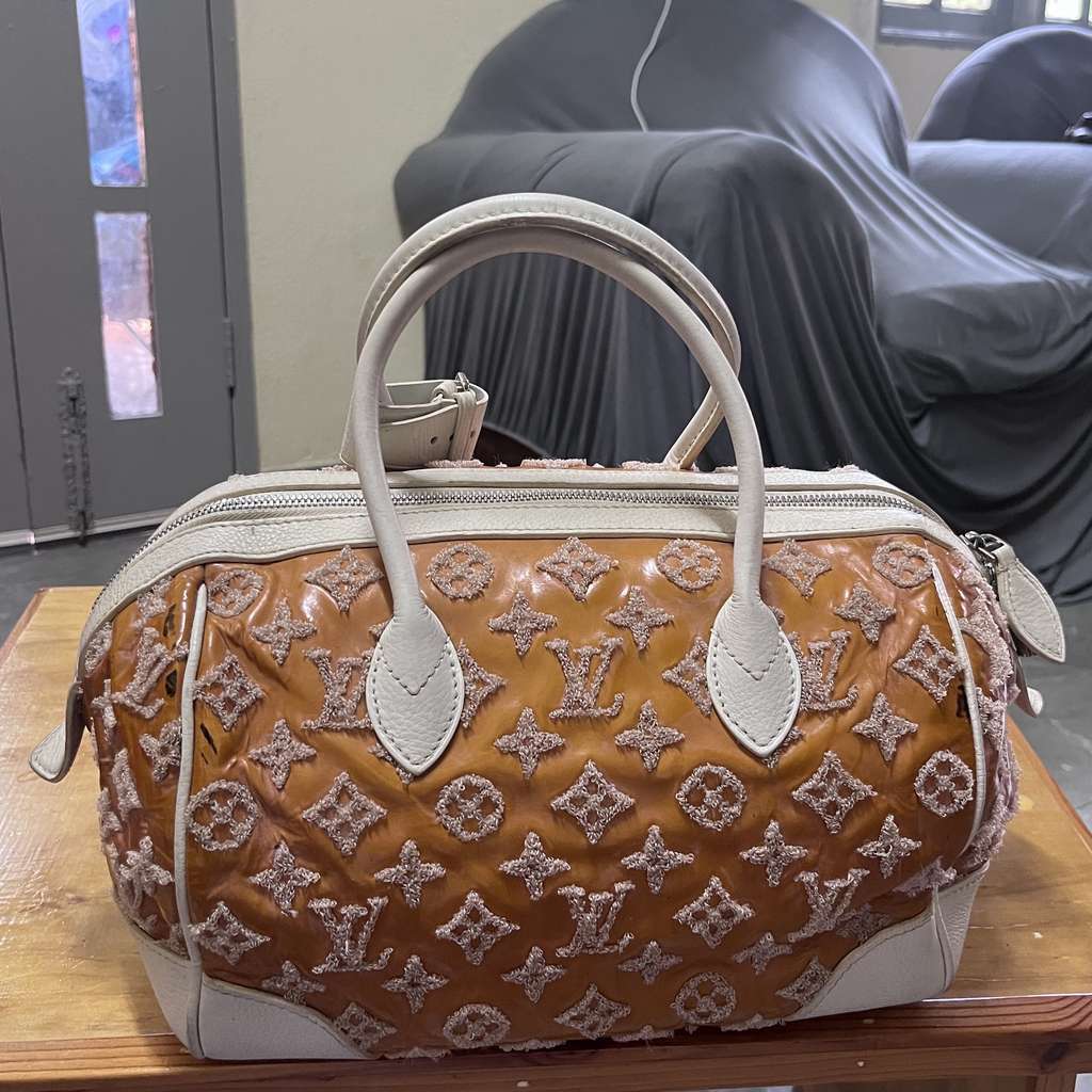 Louis Vuitton Rose Bouclettes Speedy Orange Very good - Back View