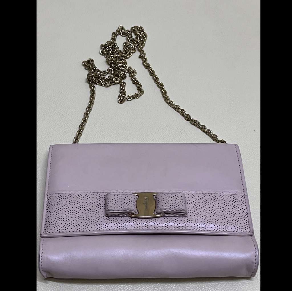 Salvatore Ferragamo Vara Bow Pink Very good condition - Box View