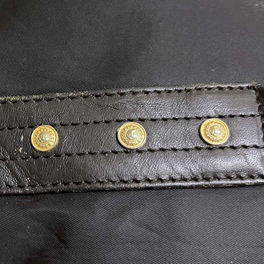 Gianni Versace Black Nylon Medusa Head Black Good - Inside View