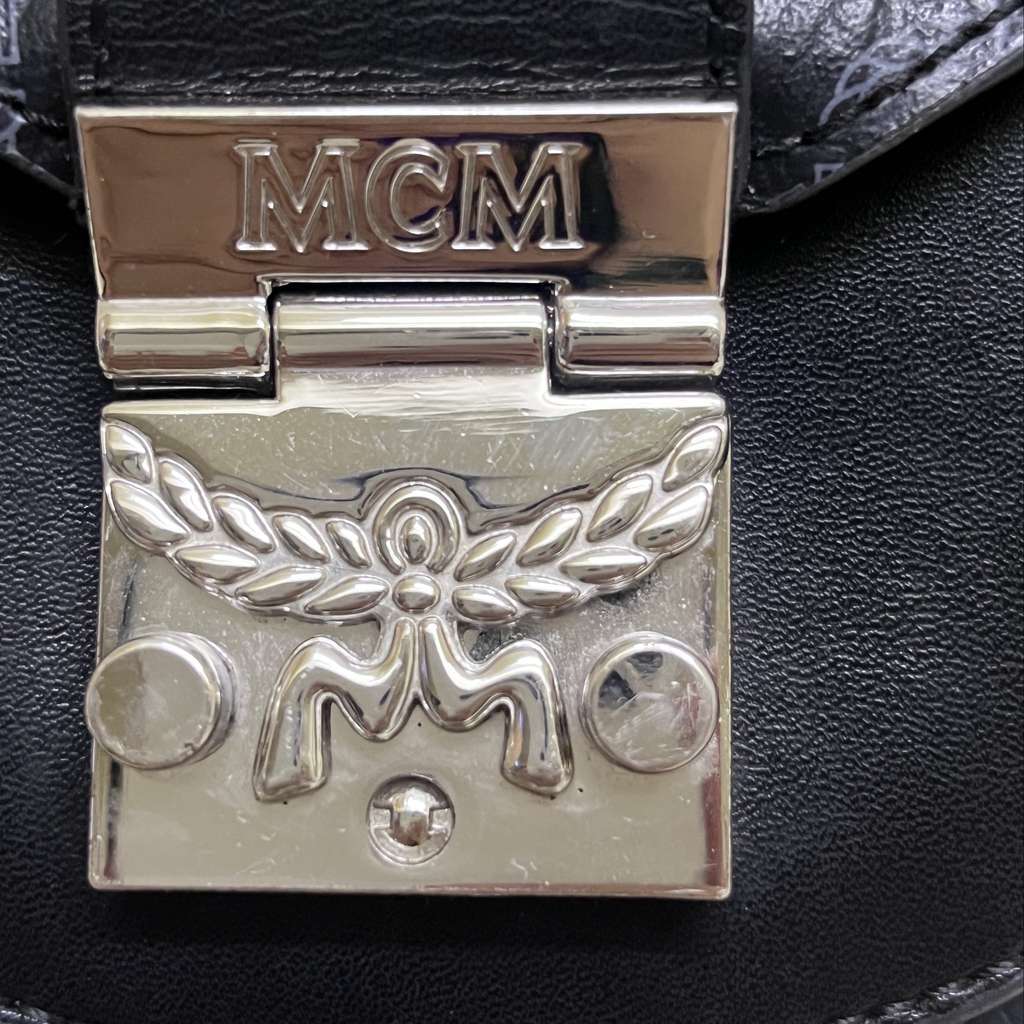 MCM Patricia Black Leather Very good condition - Model View