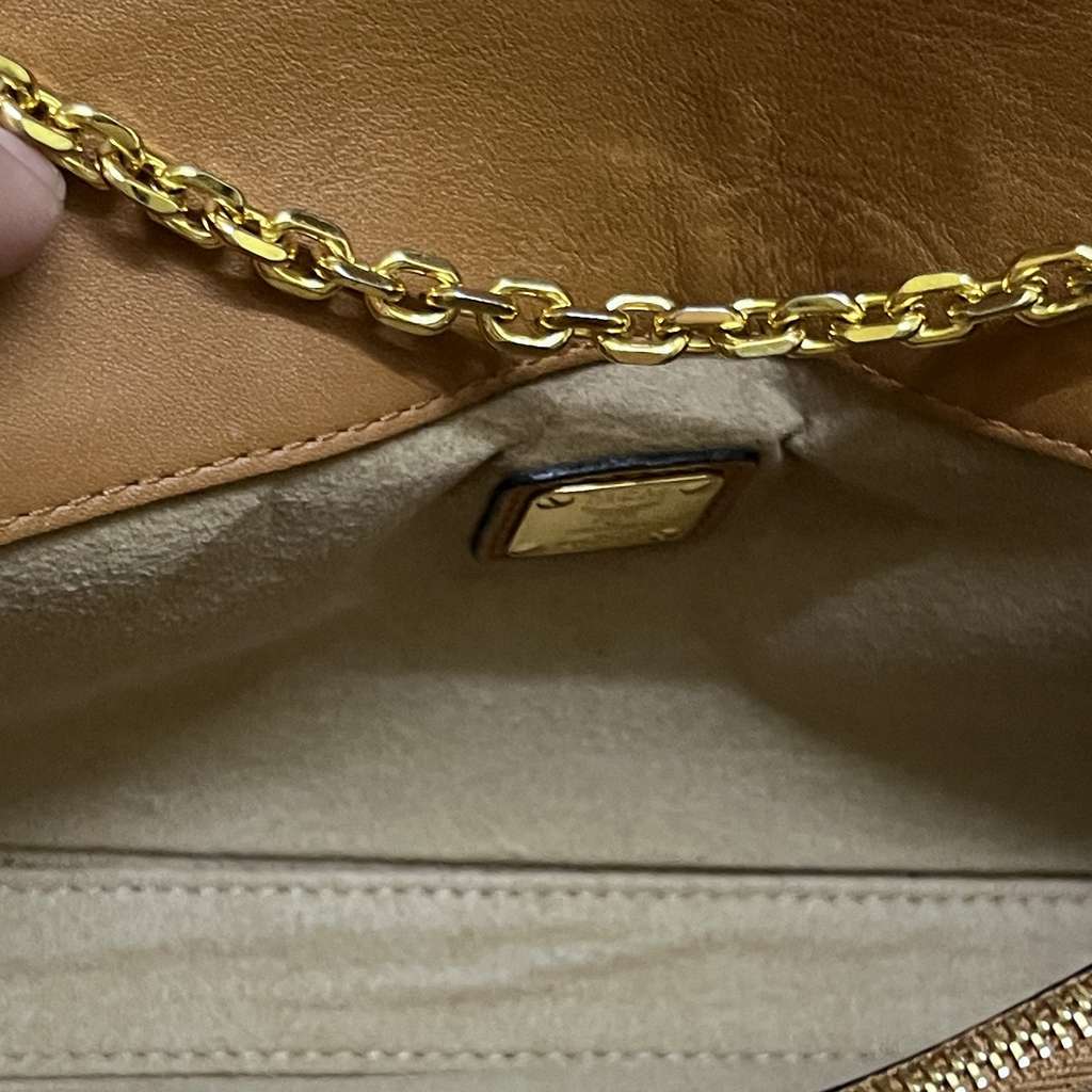 MCM Millie Brown Leather Very good - Inside View
