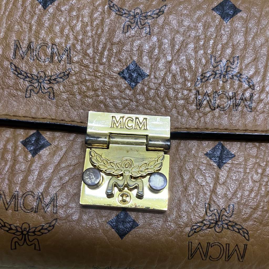 MCM Millie Brown Leather Very good - Box View