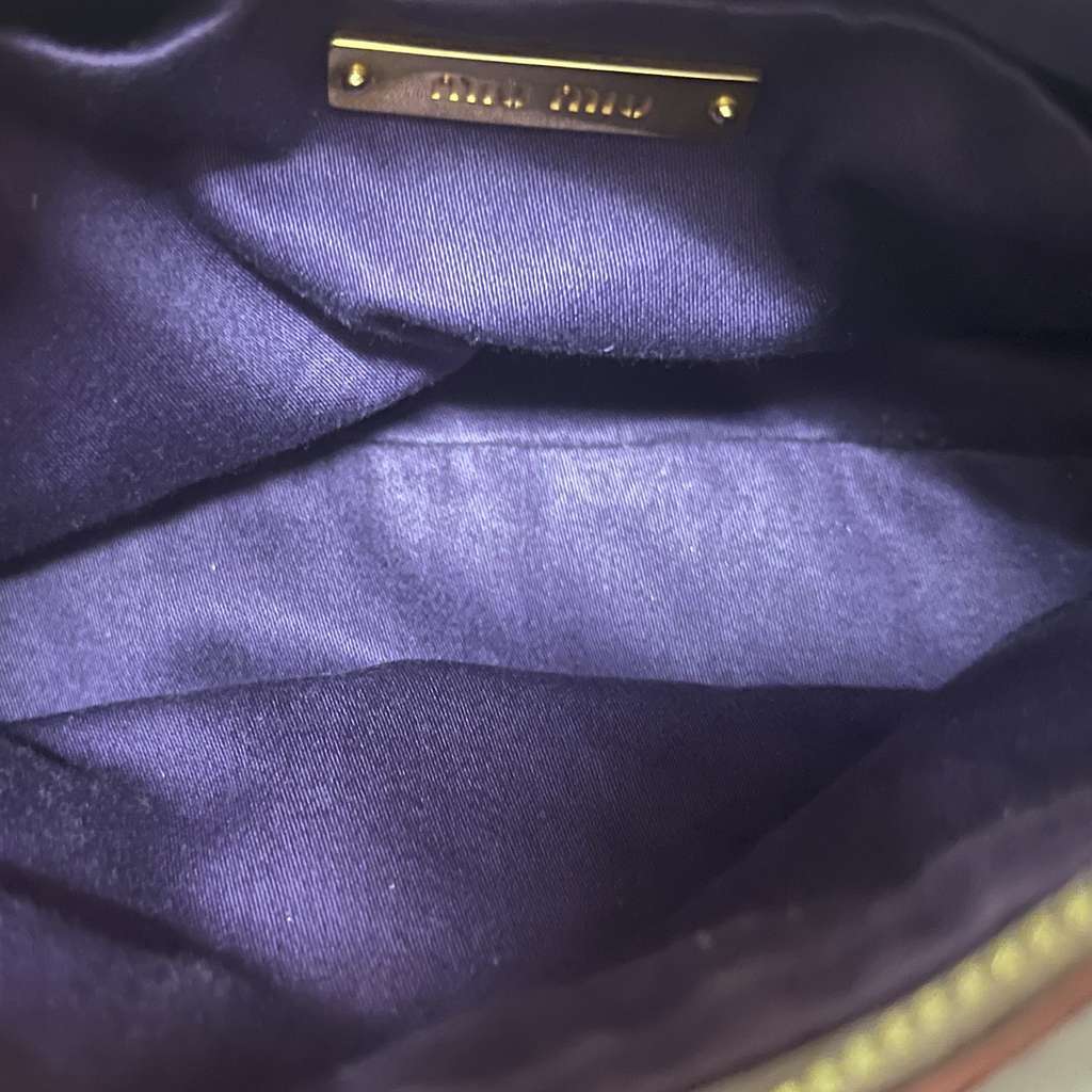 Miu Miu Vitello Lux Pink Leather Very good condition - Inside View