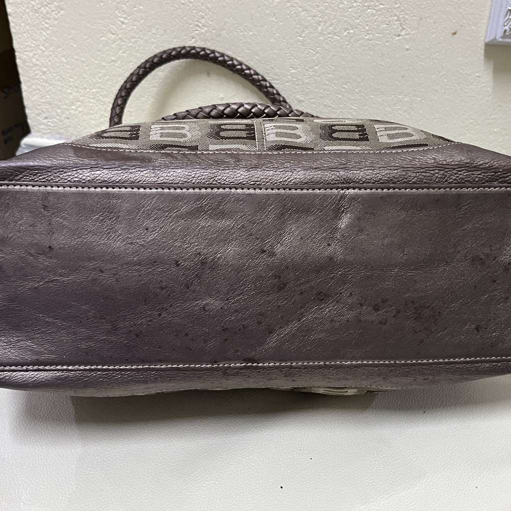 Balenciaga Vintage Metallic Tote Bag Brown Leather Very good - Inside View