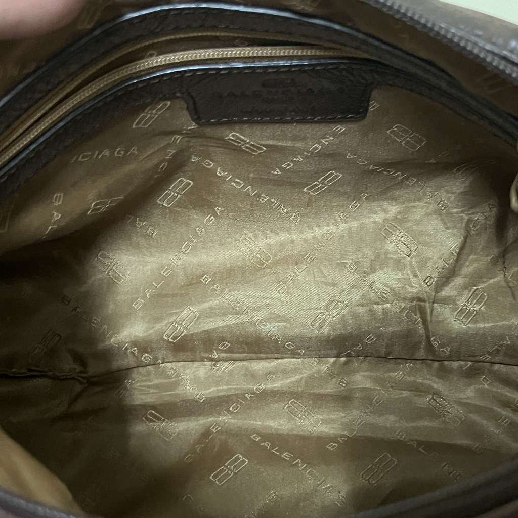 Balenciaga City Leather Brown Leather Very good condition - Inside View