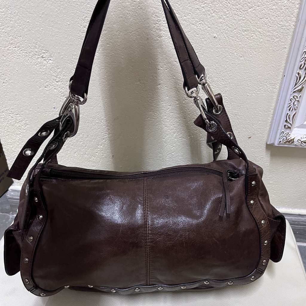 Balenciaga City Leather Brown Leather Very good condition - Model View
