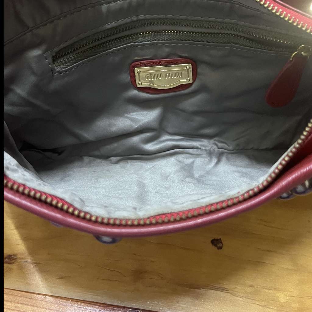 Miu Miu Studded Red Very good condition - Back View